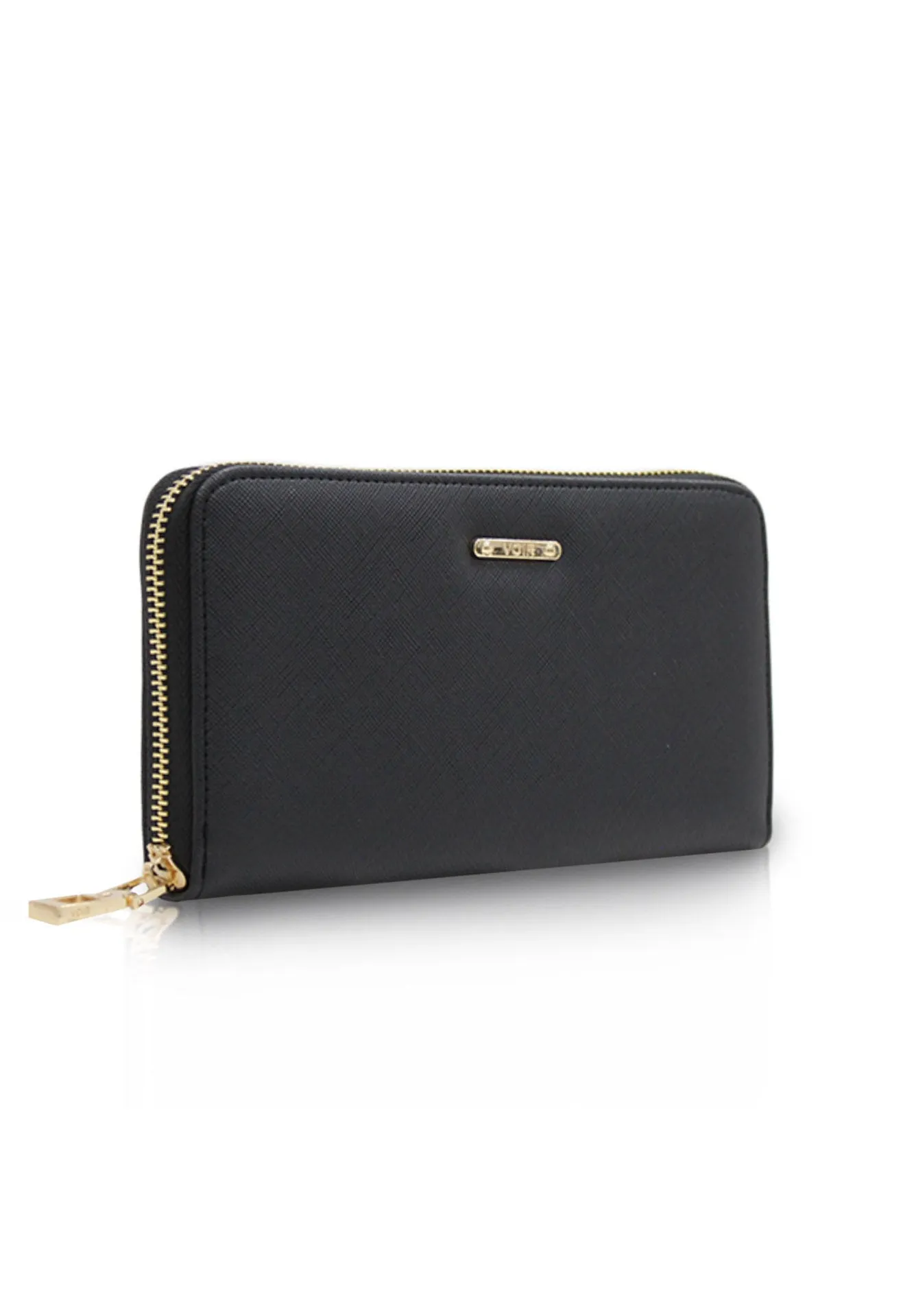 VOIR Classic Zip-Around Long Wallet