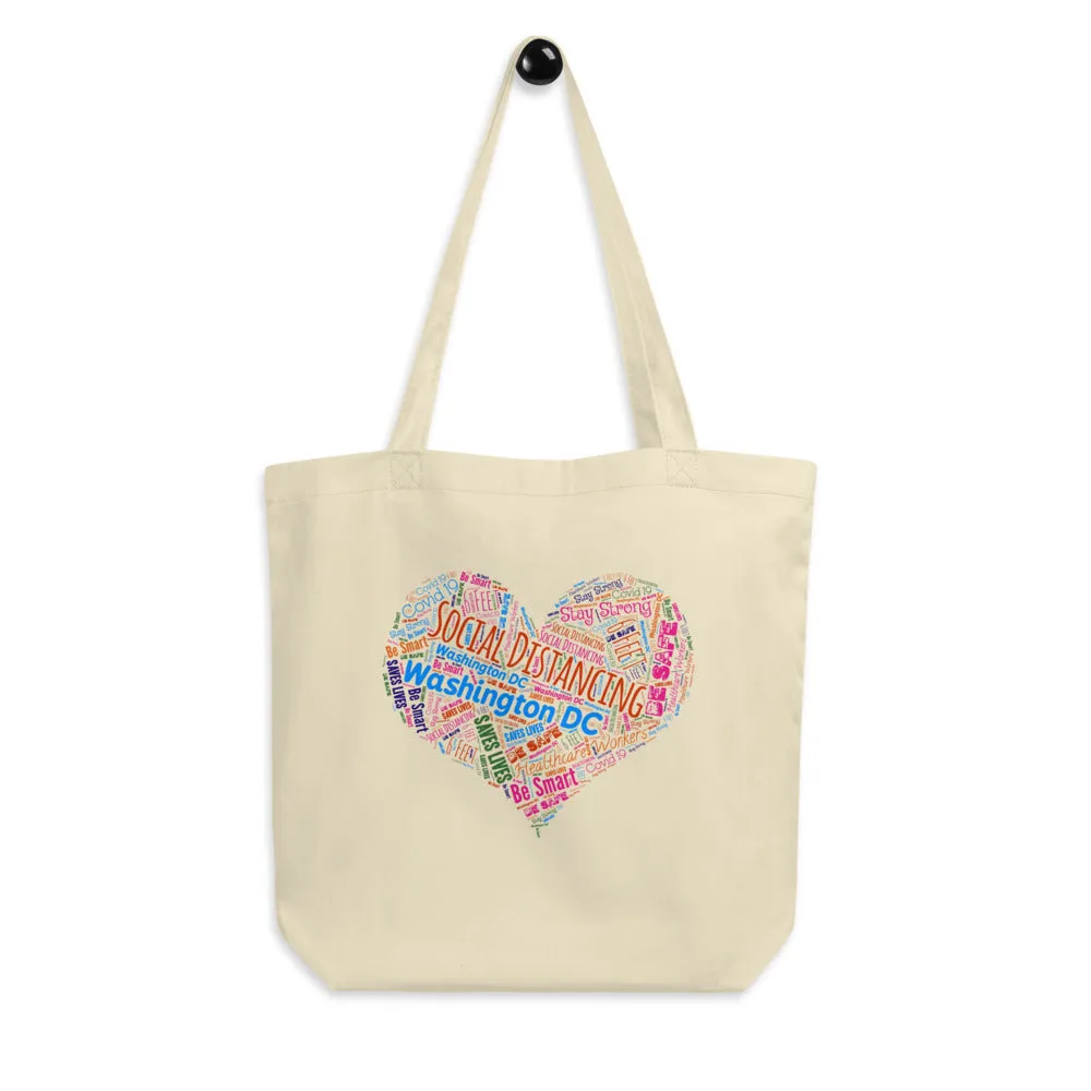 Washington DC - Social Distancing Tote Bag - Eco Friendly