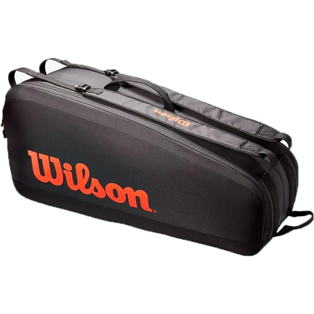 WILSON Tour 6R Tennis Kit Bag (Red/Black)