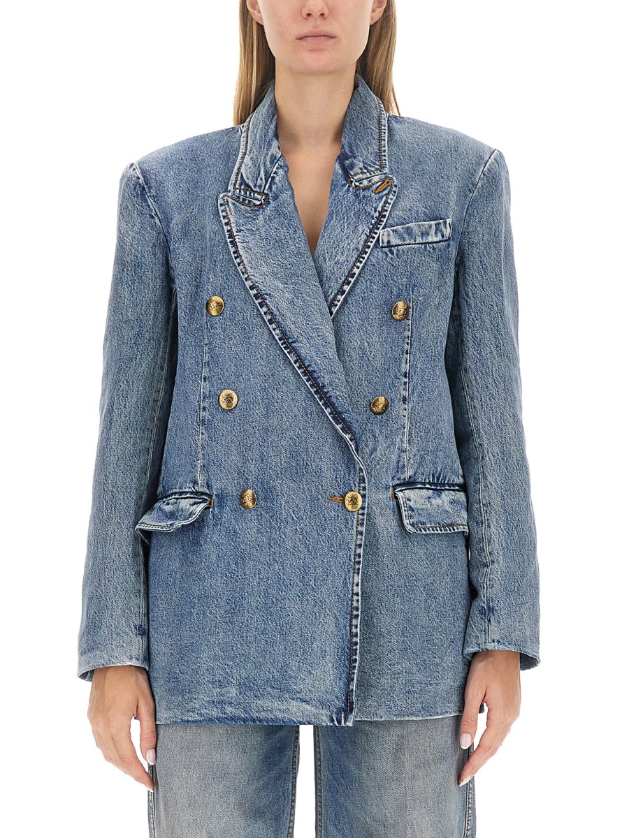 ZIMMERMANN    LUMINOSITY DENIM BLAZER