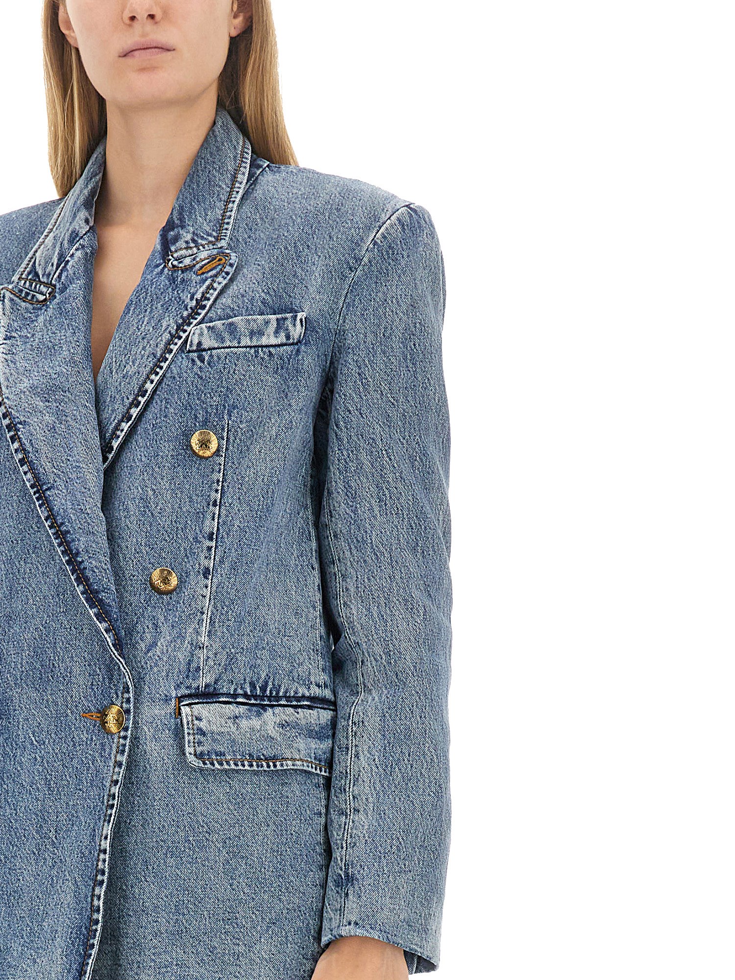 ZIMMERMANN    LUMINOSITY DENIM BLAZER