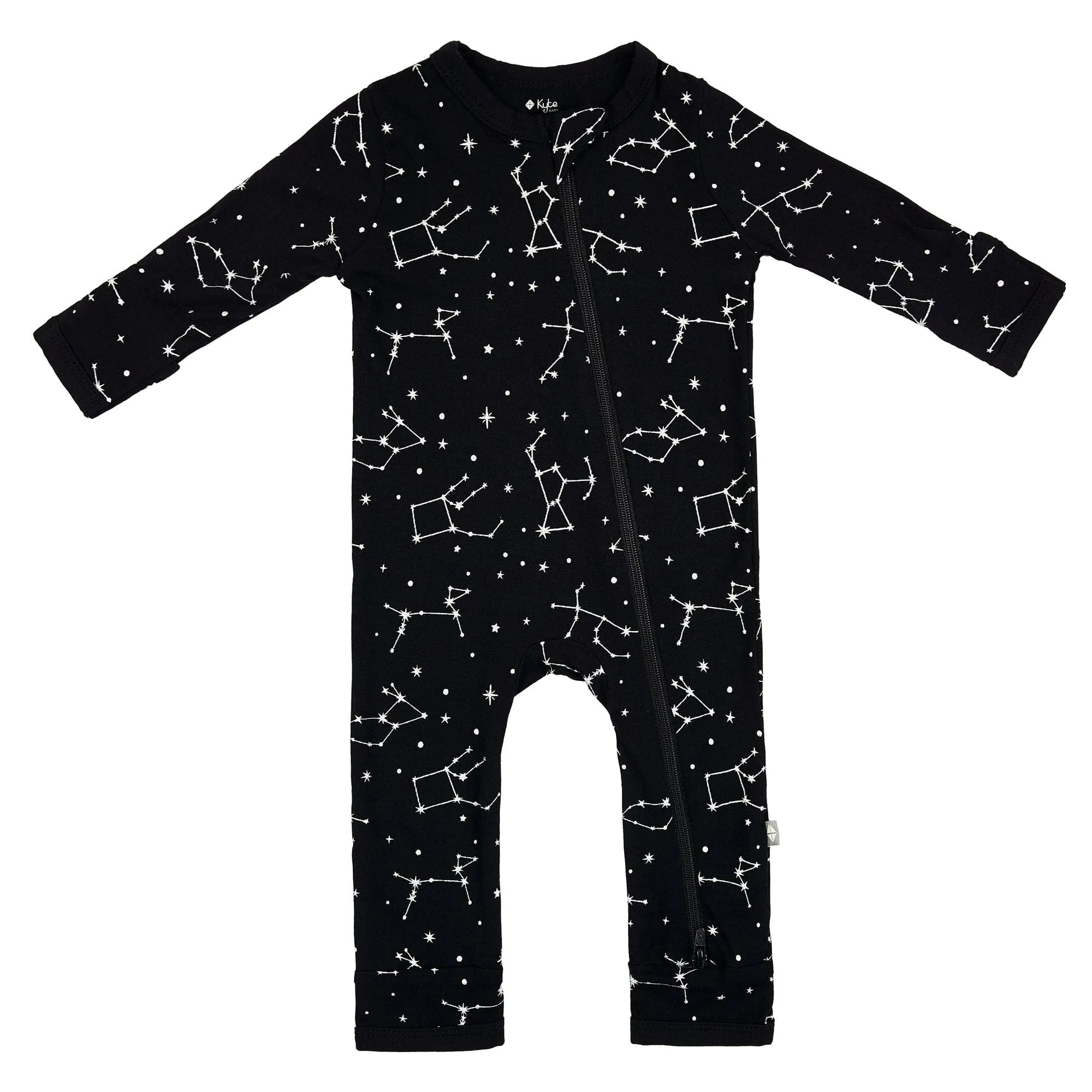 Zippered Romper in Midnight Constellation