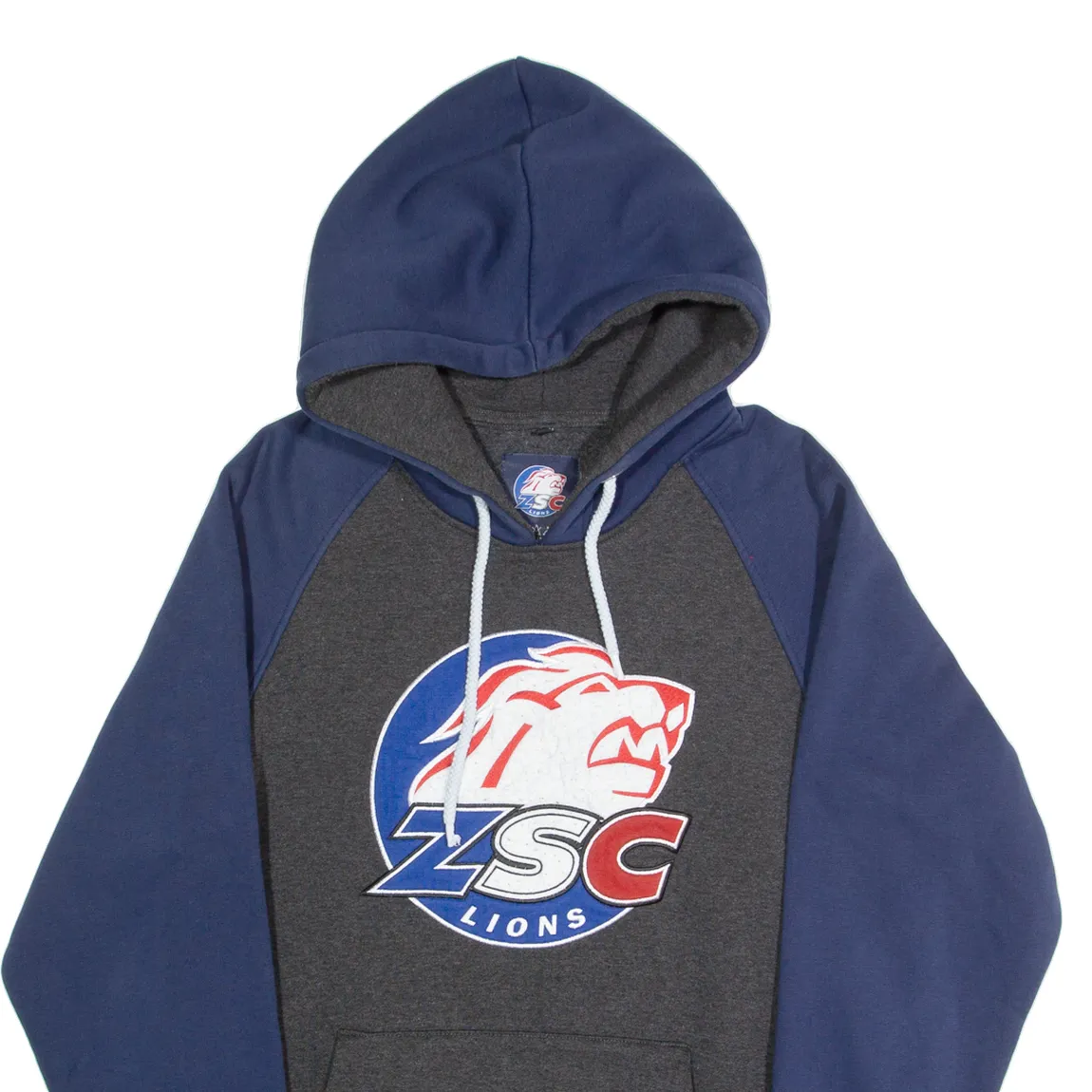 ZSC LIONS Mens Blue Hoodie M